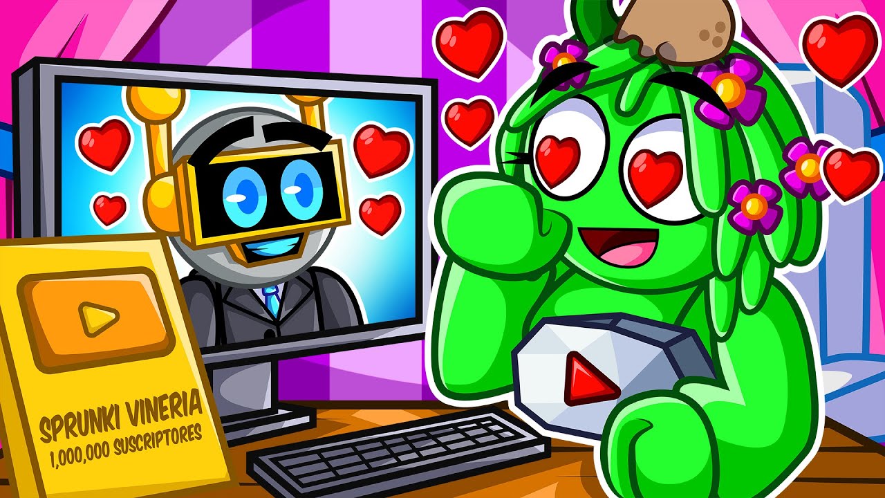 Una YOUTUBER se ENAMORA de MÍ en ROBLOX! (Sprunki)
