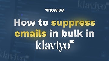 How to Suppress Emails in Bulk in Klaviyo | Klaviyo Suppressed Profiles