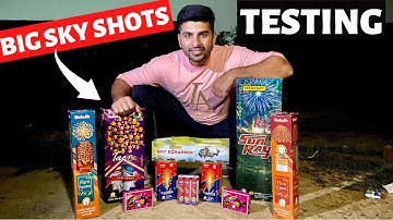 TESTING BIGGEST SKY SHOT | Different Diwali Crackers Testing 2022  | Thakur Saurav Vlog