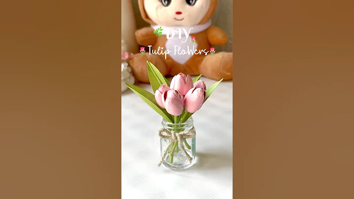 DIY pista shell tulip flowers #shorts #viralshort #pistashellcrafts #flowercraft #tulip #crafting