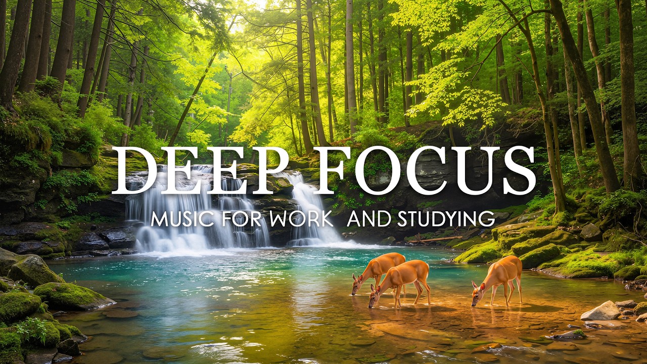 Deep Focus Music for Studying - 3 Hours of Ambient Study Music to ...