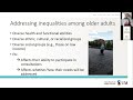 NCCDH Webinar: Equitable and Age-Friendly Communities - Verena Menec (3  of 5)