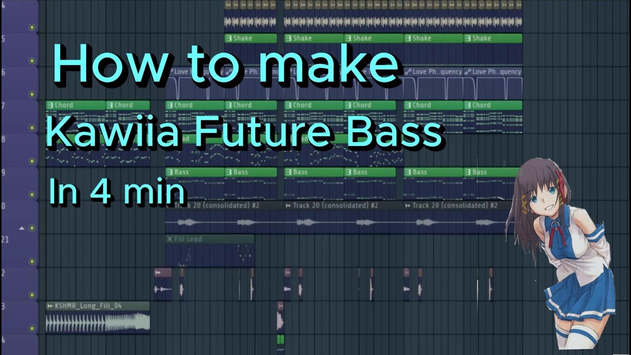 How to make kawaii future bass drop in 4 min (Dope Only) - YouTube