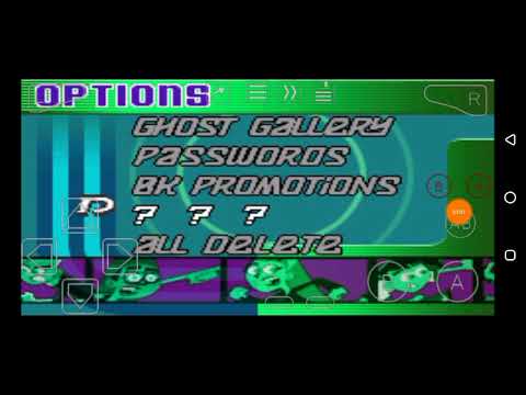 Danny Phantom: The Ultimate Enemy (GBA) Options