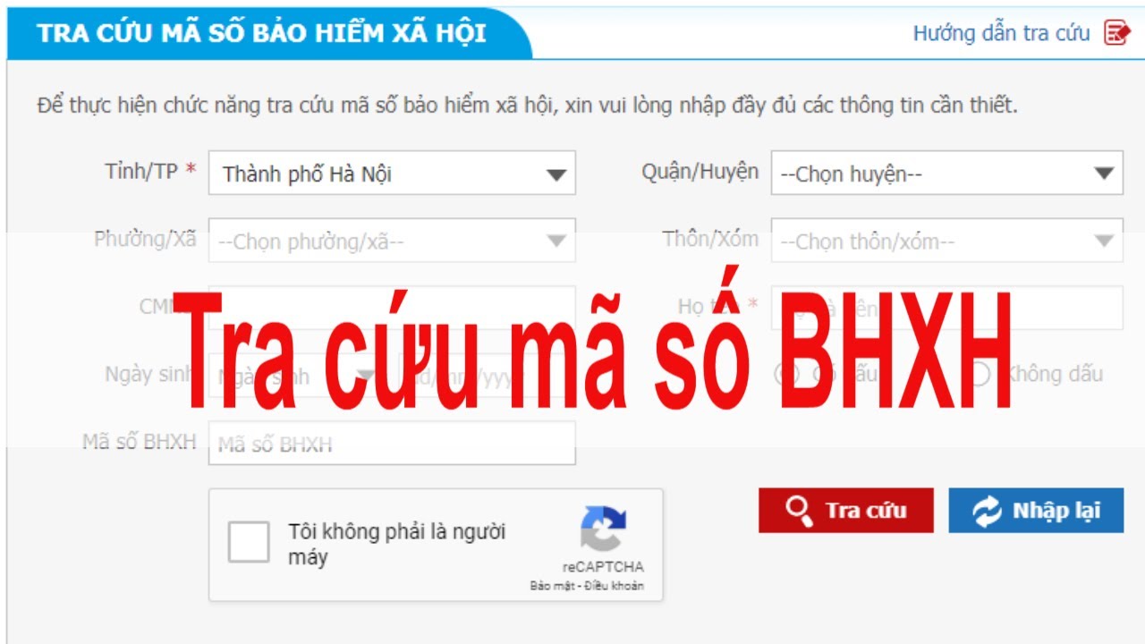 Cách tra cứu bảo hiểm xã hội nhanh và chuẩn xác Tra... - youtube