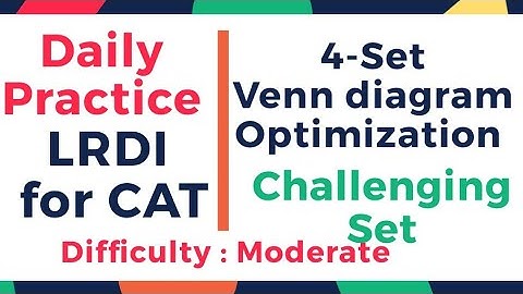 Daily LRDI Practice | 4 Set Venn Optimisation