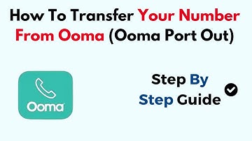 How To Transfer Your Number From Ooma (Ooma Port Out)