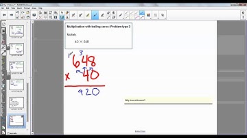 Multiplication with Trailing Zeros   Problem Type 2