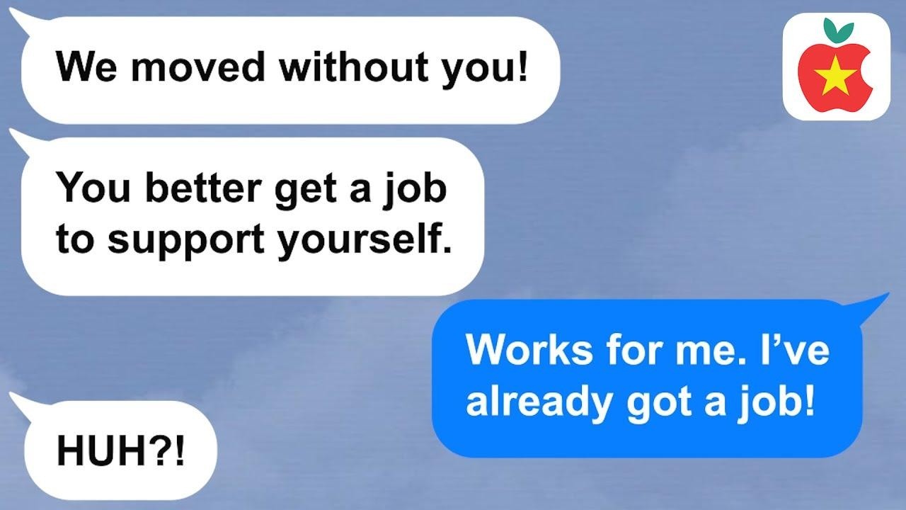 【Apple】My family left me behind, but end up begging me to move back in. No thanks!