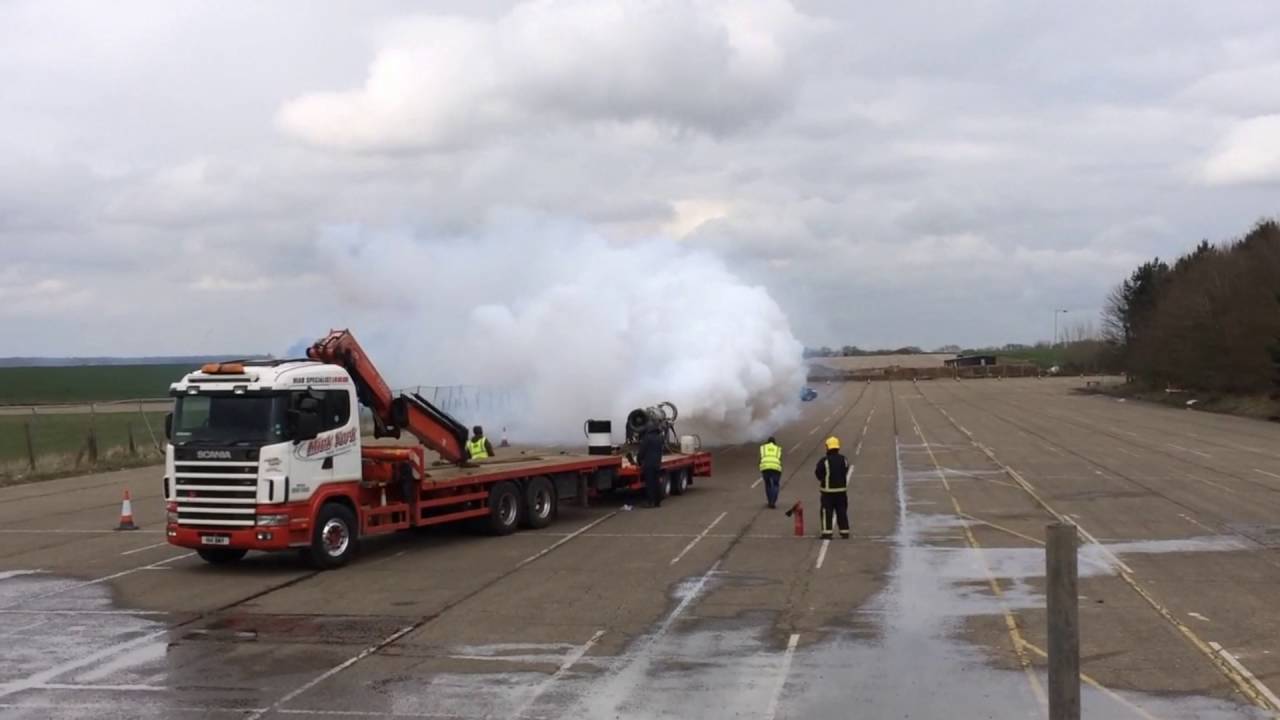 Bennett Technology - Large Jet Powered Smoke Generator Test