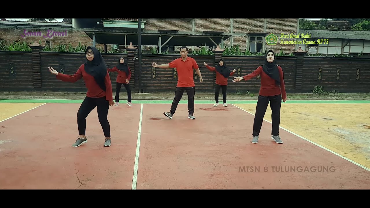 Senam Kreasi MTsN 8 Tulungagung