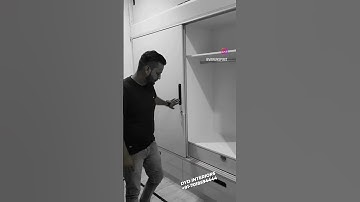 Mudular wardrobe with Slider fitting. Laminate finsh with Action tessa HDHMR board.