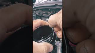 Removing O-Rings With Only Hands 2015 Chevy Trax Oil Change  #Oring #Trax