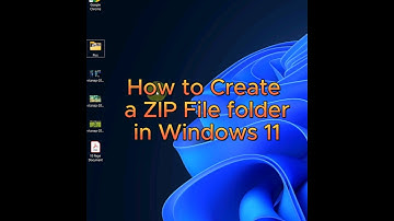 How to Create a ZIP File Folder in Windows 11