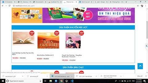 Hướng dẫn demo chức năng website bán sách mô hình mvc xây dựng bằng framework codeigniter 2020