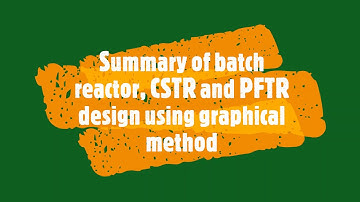 CP5097 Chapter 4 Reactor Design graphical method