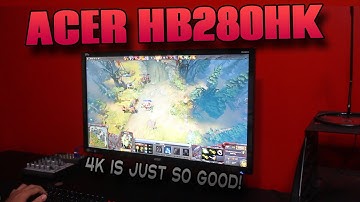 Acer XB280HK 4K Monitor Review - How