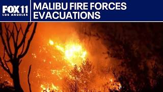 Malibu Bryson Fire triggers evacuations, power shutoffs