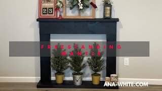 Easiest DIY Faux Mantle Build