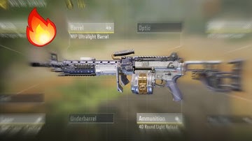 M4LMG Gunsmith | Fast Ads | Low Recoil | Long Range | M4LMG Best Attechments | M4LMG Loadout