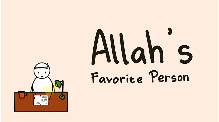 The person who makes Allah smile 🤍
