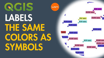 QGIS - Labels with the same colors as symbols