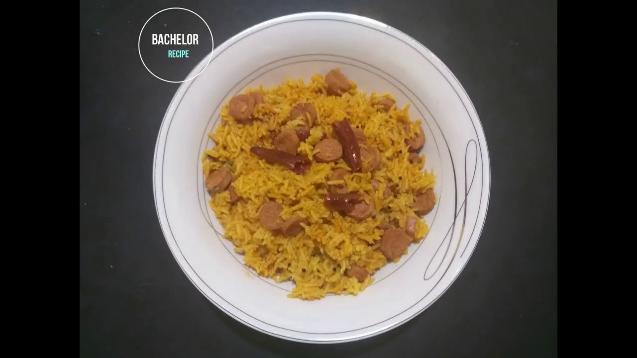 Sausage Recipe /Sausage rice /Easy and fast rice recipe/Sausage rice