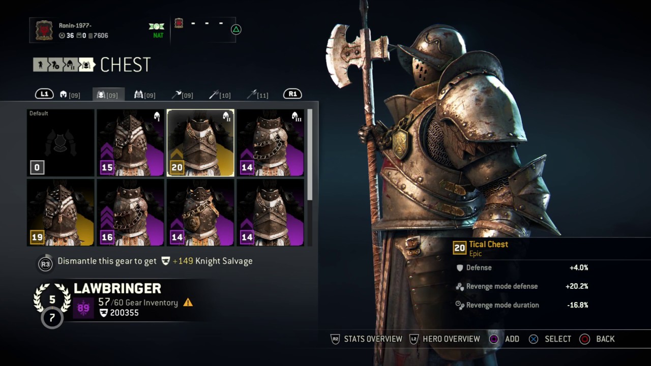 For Honor LawBringer 3 complete Armor sets Dheneb,Tical,Isocres YouTube