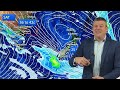 High pressure, a pulse of heat, then a cold front