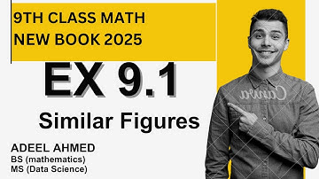 Exercise 9.1 similar figures | 9 class maths new book 2025 | PTB | 9th class new math 2025