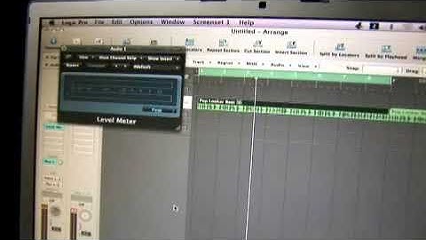 Metering BPM counter in Logic Pro