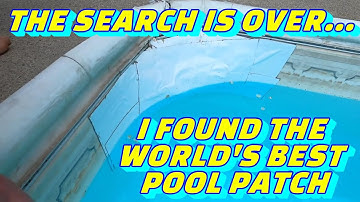 How to Patch Your Pool Liner Above OR Below the Waterline Permanently With This Simple Product!