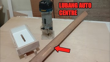 diy amazing self simple centering jig / router jig / woodworking tool
