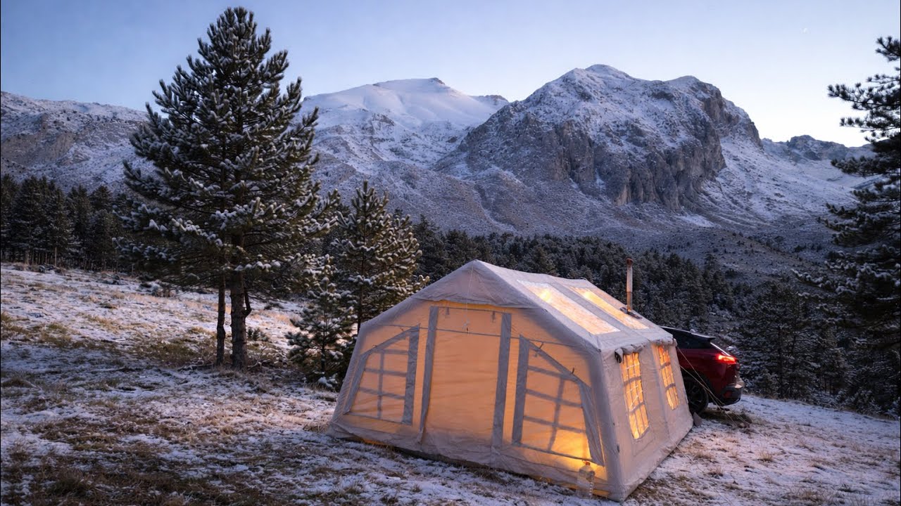 Мы разбили лагерь в самом темном месте Турции и Европы.