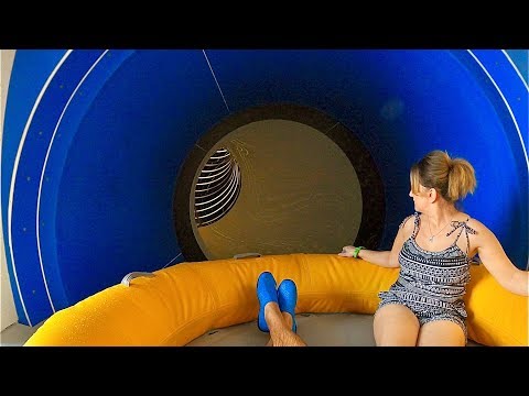 Waterslides at Aquapark Reda in Poland