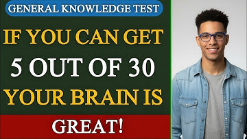 "🧠 NO ONE 65+ CAN GET 4 ✅ RIGHT IN THIS HARD QUIZ! 😱 | Think and Learn"