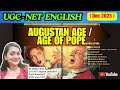 Augustan Age/ Age of Pope in English literature | Summary, Writers &Works | UGC NET English #ugcnet