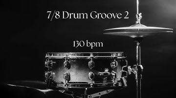 7/8 Drum Groove n°2 (130 bpm)