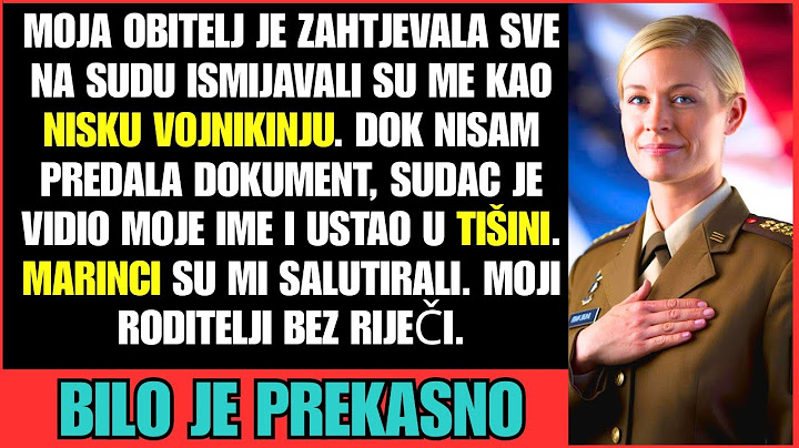 Moja Obitelj Je Zahtijevala Sve Na Sudu—Ismijavali Su Me Dok Marinci Nisu Salutirali.