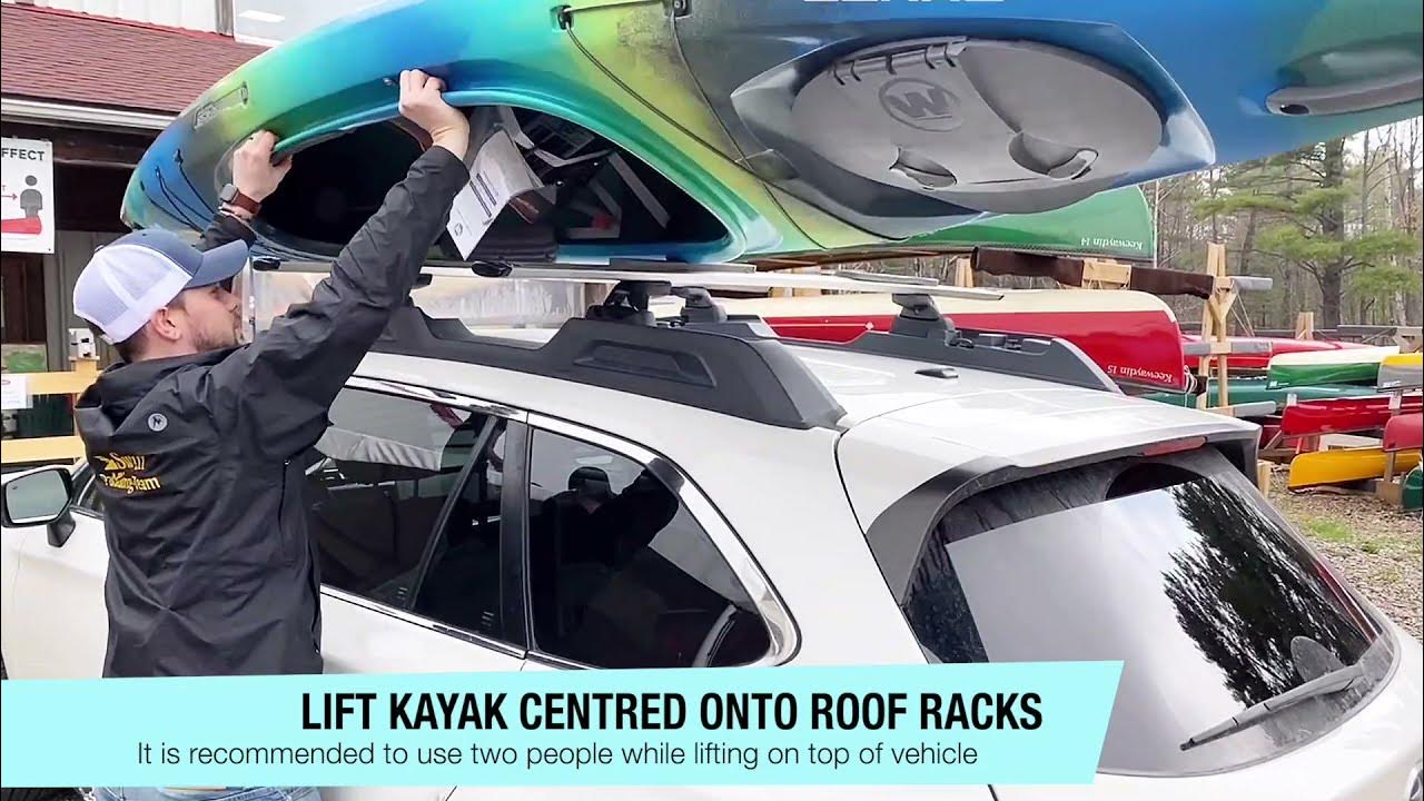 How to Tie Down a Kayak on Roof Racks YouTube