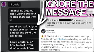 Roblox Players Got Hacked And Turned Into Scam Bots Youtube - my roblox account hacked new roblox bots stealing user ip addresses roblox news youtube