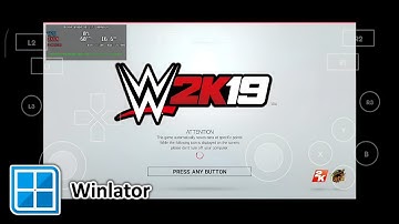 WWE 2K19 (Winlator Bionic Ludashi) Gameplay Test 🔥