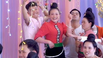 DANCE NHIỆT TÌNH TẠI LỄ VU QUY BÍCH DIỆP & ĐỨC SINH BẢN BÓ ĐỊNH, MƯỜNG BON.