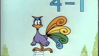 Classic Sesame Street  Peacock Subtraction Cartoon