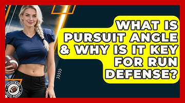 What Is Pursuit Angle & Why Is It Key For Run Defense? - Gridiron Data Digest