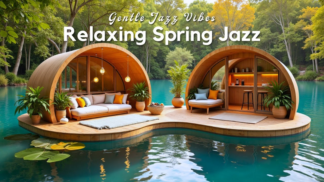 Relaxing Spring Jazz   Gentle Jazz Vibes for Focused Mornings for Study & Mental Clarity
