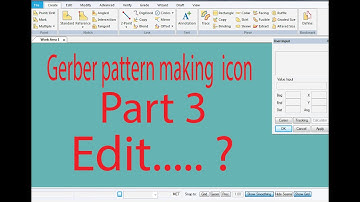 How to use pattern Design icon gerber pattern making  part 3