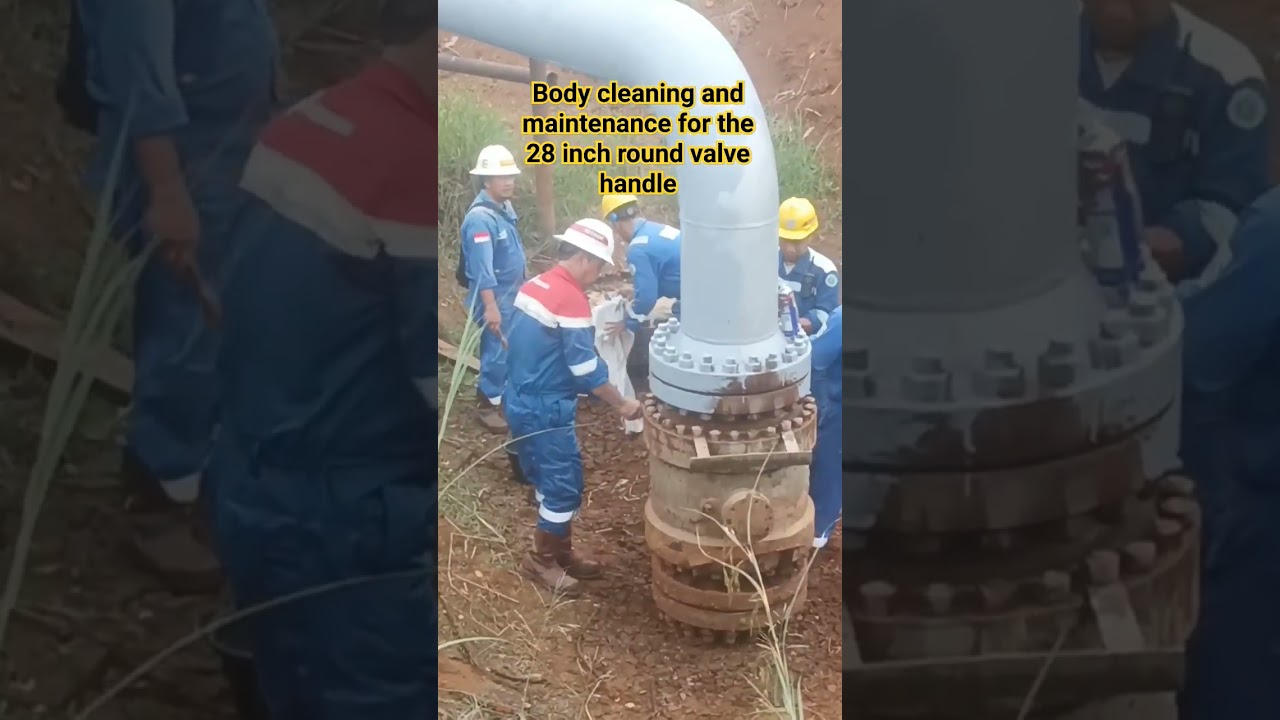 Body cleaning and maintenance for the 28 inch round valve handle