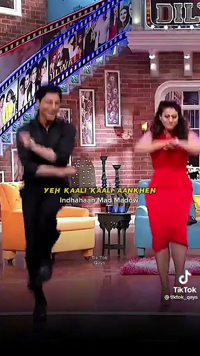 Srk and kajol dancing to ye  kaali kaali ankhen