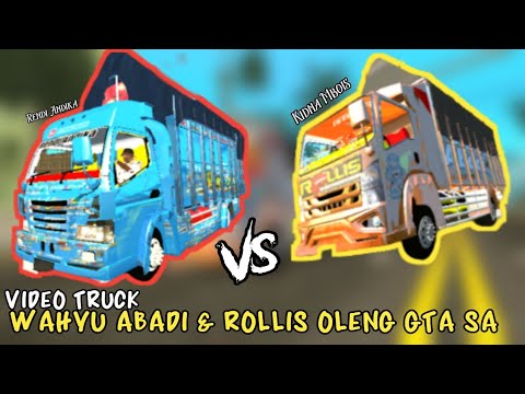  Truk  Wahyu Abadi VS Truk  Rollis oleng  Gasruk GTA  SA YouTube